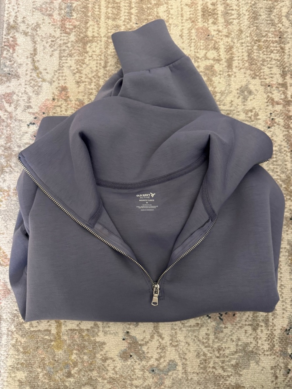 Old Navy Light Blue bounce fleece Half-Zip Pullover